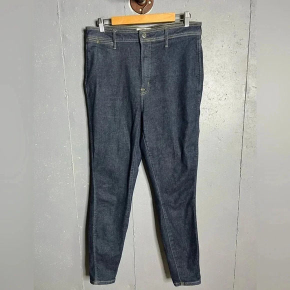 EVERLANE The Way High Skinny Jean Dark Indigo 32 Regular - Picture 1 of 6